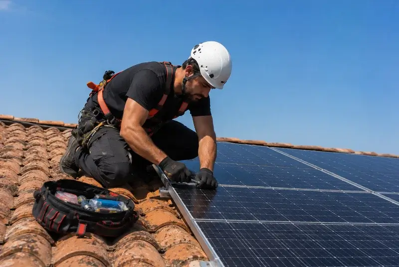 Maintenance et monitoring de panneaux solaires à Colombiers